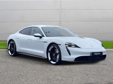 SPOTICAR Porsche Taycan Performance Plus 93.4kwh 4s Auto 4wd 4dr Used Car - Saloon Electric White - Selby - 1200543172_1