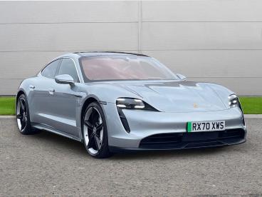 SPOTICAR Porsche Taycan Performance Plus 93.4kwh 4s Auto 4wd 4dr Used Car - Saloon Electric Silver - Selby - 1200568554_1