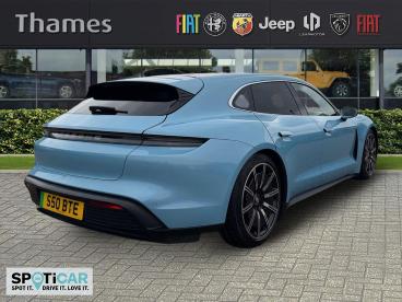 SPOTICAR Porsche Taycan Performance Plus 93.4kwh 4s Sport Turismo Auto 4wd Used Car - Estate Electric Blue - Slough - 1200574954_3