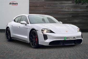SPOTICAR Porsche Taycan Performance Plus 93.4kwh Gts Sport Turismo Auto 4w Used Car - Estate Electric Grey - Oswestry - 1200578449_1