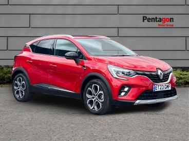 SPOTICAR Renault Captur 1.6 E-tech Techno Auto Euro 6 (s/s) 5dr Used Car - Suv Hybrid Red - Barnsley - 1200631564_1