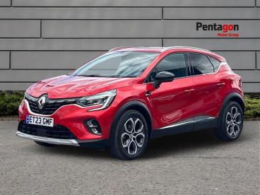 SPOTICAR Renault Captur 1.6 E-tech Techno Auto Euro 6 (s/s) 5dr Used Car - Suv Hybrid Red - Barnsley - 1200631564_3