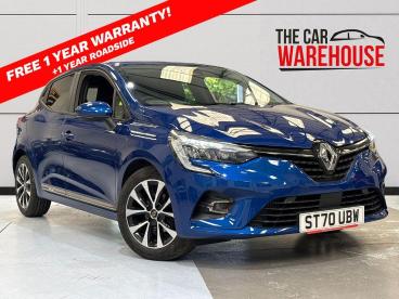 SPOTICAR Renault Clio 1.0 Tce 100 Iconic 5dr Used Car - City Car Petrol Blue - Swansea - 1200605719_1