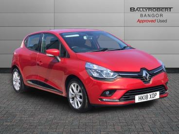 SPOTICAR Renault Clio 1.2 16v Dynamique Nav Euro 6 5dr Used Car - City Car Petrol Red - Bangor - 1200617998_1