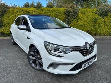 SPOTICAR Renault Megane 1.3 Tce Gt Line Euro 6 (s/s) 5dr Used Car - Saloon Petrol White - Llangefni - 1200595711_1