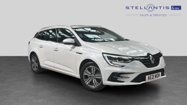 SPOTICAR Renault Megane 1.6 E-tech 9.8kwh Iconic Sport Tourer Auto Euro 6 Used Car - Estate Plug-in Hybrid White - London - 1200643926_1