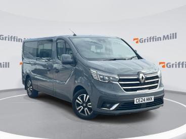 SPOTICAR Renault Trafic 2.0 Dci Blue Ll30 Extra Sport Crew Van Double Cab Used Car - Commercial Vehicle Diesel Grey - Pontypridd - 1200636885_1
