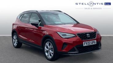 SPOTICAR Seat Arona 1.0 Tsi Fr Euro 6 (s/s) 5dr Used Car - City Car Petrol Red - Crawley - 1200535744_1