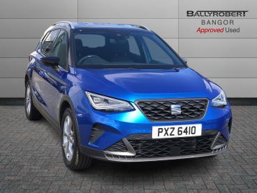 SPOTICAR Seat Arona 1.0 Tsi Fr Dsg Euro 6 (s/s) 5dr Used Car - City Car Petrol Blue - Bangor - 1200537763_1