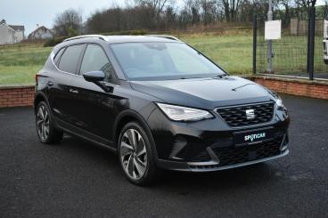 SPOTICAR Seat Arona 1.0 Tsi Fr Sport Euro 6 (s/s) 5dr Used Car - City Car Petrol Black - Ballymena County Antrim - 1200569748_1
