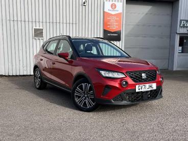 SPOTICAR Seat Arona 1.0 Tsi Se Technology Dsg Euro 6 (s/s) 5dr Used Car - City Car Petrol Red - Inverness - 1200573246_1