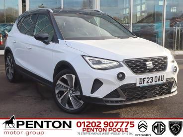 SPOTICAR Seat Arona 1.0 Tsi Fr Sport Euro 6 (s/s) 5dr Used Car - City Car Petrol White - Poole - 1200574097_1