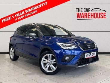 SPOTICAR Seat Arona 1.0 Tsi Fr Euro 6 (s/s) 5dr Used Car - City Car Petrol Blue - Bridgend - 1200574654_1