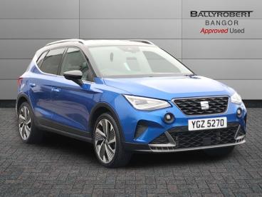 SPOTICAR Seat Arona 1.0 Tsi Fr Sport Euro 6 (s/s) 5dr Used Car - City Car Petrol Blue - Bangor - 1200575966_1