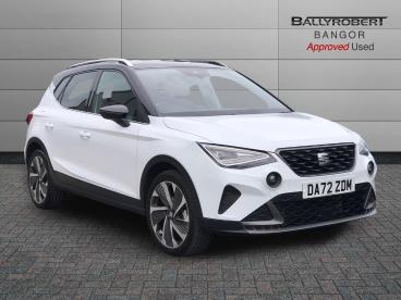 SPOTICAR Seat Arona 1.0 Tsi Fr Sport Dsg Euro 6 (s/s) 5dr Used Car - City Car Petrol White - Bangor - 1200578857_1