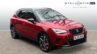 SPOTICAR Seat Arona 1.0 Tsi Fr Sport Dsg Euro 6 (s/s) 5dr Used Car - City Car Petrol Red - Stockport - 1200584141_1