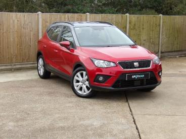 SPOTICAR Seat Arona 1.0 Tsi Se Technology Dsg Euro 6 (s/s) 5dr Used Car - City Car Petrol Red - St Leonards On Sea - 1200586025_1