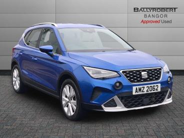 SPOTICAR Seat Arona 1.0 Tsi Xperience Dsg Euro 6 (s/s) 5dr Used Car - City Car Petrol Blue - Bangor - 1200588477_1