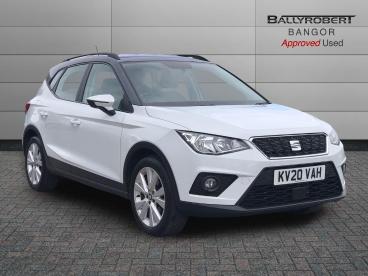 SPOTICAR Seat Arona 1.0 Tsi Se Technology Euro 6 (s/s) 5dr Used Car - City Car Petrol White - Bangor - 1200628321_1