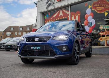 SPOTICAR Seat Arona 1.0 Tsi Fr Sport Dsg Euro 6 (s/s) 5dr Used Car - City Car Petrol Blue - Aldershot - 1200630557_2