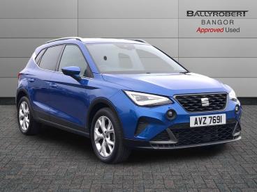SPOTICAR Seat Arona 1.0 Tsi Fr Dsg Euro 6 (s/s) 5dr Used Car - City Car Petrol Blue - Bangor - 1200630978_1