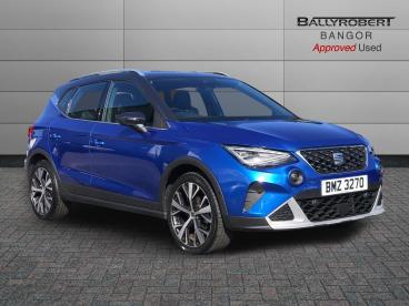 SPOTICAR Seat Arona 1.0 Tsi Xperience Lux Euro 6 (s/s) 5dr Used Car - City Car Petrol Blue - Bangor - 1200635490_1
