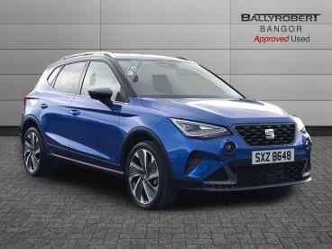 SPOTICAR Seat Arona 1.0 Tsi Fr Sport Dsg Euro 6 (s/s) 5dr Used Car - City Car Petrol Blue - Bangor - 1200639672_1
