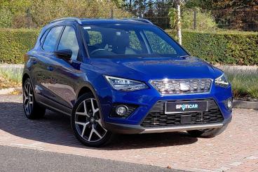 SPOTICAR Seat Arona 1.0 Tsi Xcellence Lux Dsg Euro 6 (s/s) 5dr Used Car - City Car Petrol Blue - Littlehampton - 1200641986_1