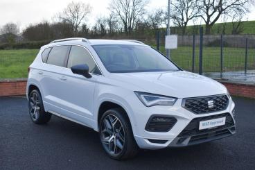SPOTICAR Seat Ateca 1.5 Tsi Evo Fr Sport Euro 6 (s/s) 5dr Used Car - Suv Petrol White - Ballymena County Antrim - 1200559785_1