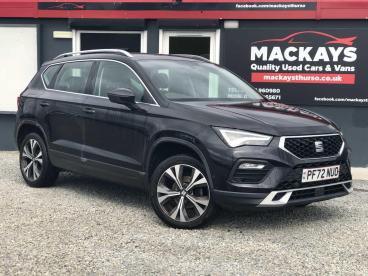 SPOTICAR Seat Ateca 1.5 Tsi Evo Se Technology Dsg Euro 6 (s/s) 5dr Used Car - Suv Petrol Black - Inverness - 1200609939_1