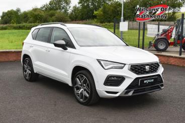 SPOTICAR Seat Ateca 1.5 Tsi Evo Fr Sport Euro 6 (s/s) 5dr Used Car - Suv Petrol White - Ballymena County Antrim - 1200633905_1