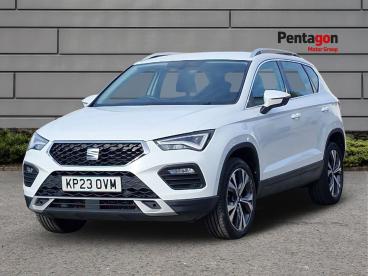 SPOTICAR Seat Ateca 1.5 Tsi Evo Se Technology Dsg Euro 6 (s/s) 5dr Used Car - Suv Petrol White - Burton-on-trent - 1200637149_3
