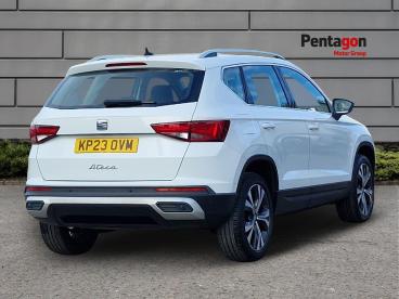 SPOTICAR Seat Ateca 1.5 Tsi Evo Se Technology Dsg Euro 6 (s/s) 5dr Used Car - Suv Petrol White - Burton-on-trent - 1200637149_4