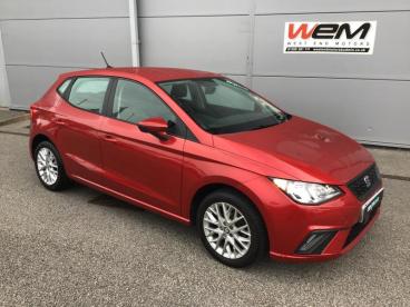 SPOTICAR Seat Ibiza 1.0 Tsi Se Technology Euro 6 (s/s) 5dr Gpf Used Car - City Car Petrol Red - Bodmin - 1200551606_1
