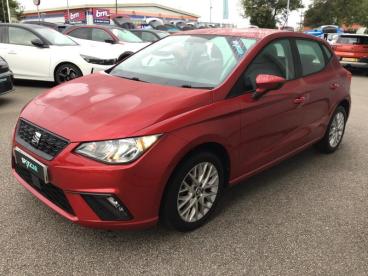SPOTICAR Seat Ibiza 1.0 Tsi Se Technology Euro 6 (s/s) 5dr Gpf Used Car - City Car Petrol Red - Bodmin - 1200551606_3