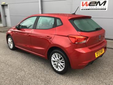 SPOTICAR Seat Ibiza 1.0 Tsi Se Technology Euro 6 (s/s) 5dr Gpf Used Car - City Car Petrol Red - Bodmin - 1200551606_5
