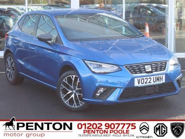 SPOTICAR Seat Ibiza 1.0 Tsi Xcellence Euro 6 (s/s) 5dr Used Car - City Car Petrol Blue - Poole - 1200562838_1