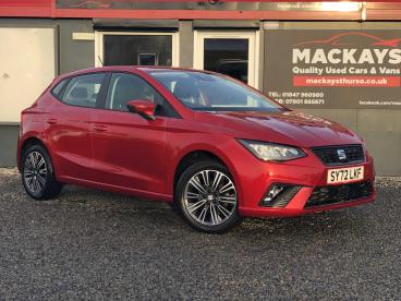 SPOTICAR Seat Ibiza 1.0 Tsi Se Technology Euro 6 (s/s) 5dr Used Car - City Car Petrol Red - Inverness - 1200573206_1