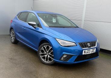 SPOTICAR Seat Ibiza 1.0 Tsi Xcellence Euro 6 (s/s) 5dr Used Car - City Car Petrol Blue - Darlington - 1200575347_1