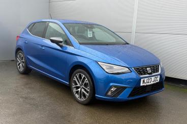 SPOTICAR Seat Ibiza 1.0 Tsi Xcellence Euro 6 (s/s) 5dr Used Car - City Car Petrol Blue - Darlington - 1200575347_5