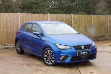 SPOTICAR Seat Ibiza 1.0 Tsi Se Technology Euro 6 (s/s) 5dr Used Car - City Car Petrol Blue - St Leonards On Sea - 1200581786_1