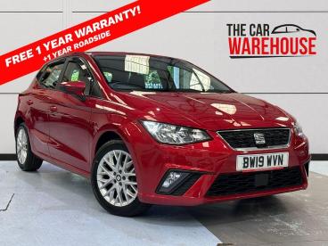 SPOTICAR Seat Ibiza 1.0 Mpi Se Technology Euro 6 (s/s) 5dr Gpf Used Car - City Car Petrol Red - Swansea - 1200608446_1
