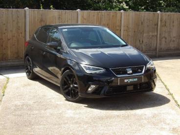 SPOTICAR Seat Ibiza 1.0 Tsi Fr Sport Euro 6 (s/s) 5dr Gpf Used Car - City Car Petrol Black - St Leonards On Sea - 1200610016_1