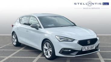 SPOTICAR Seat Leon 1.0 Etsi Mhev Fr Dsg Euro 6 (s/s) 5dr Used Car - Saloon Hybrid White - Chingford - 1200521564_1