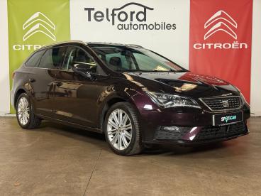 SPOTICAR Seat Leon 1.5 Tsi Evo Xcellence St Dsg Euro 6 (s/s) 5dr Used Car - Estate Petrol Purple - Carlisle - 1200557556_1