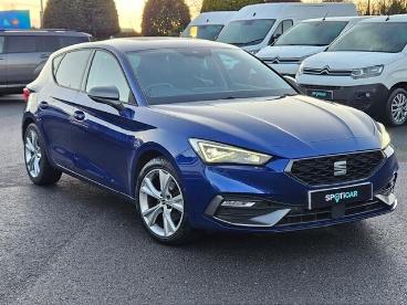 SPOTICAR Seat Leon 1.5 Tsi Evo Fr Euro 6 (s/s) 5dr Used Car - Saloon Petrol Blue - Eglinton - 1200567777_1