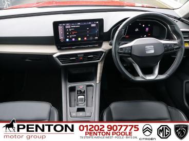 SPOTICAR Seat Leon 1.0 Etsi Mhev Xcellence Lux Dsg Euro 6 (s/s) 5dr Used Car - Saloon Hybrid Red - Poole - 1200594866_5