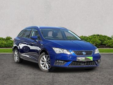 SPOTICAR Seat Leon 1.6 Tdi Se Technology St Dsg Euro 6 (s/s) 5dr Used Car - Estate Diesel Blue - Ashford - 1200597002_1