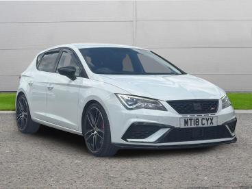 SPOTICAR Seat Leon 2.0 Tsi Cupra 300 Dsg Euro 6 (s/s) 5dr Used Car - Saloon Petrol White - Selby - 1200615379_1