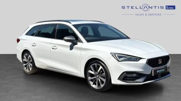 SPOTICAR Seat Leon 1.5 Tsi Evo Fr Sport Euro 6 (s/s) 5dr Used Car - Estate Petrol White - Bristol - 1200616510_1